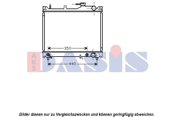 AKS DASIS Radiaator,mootorijahutus 320041N